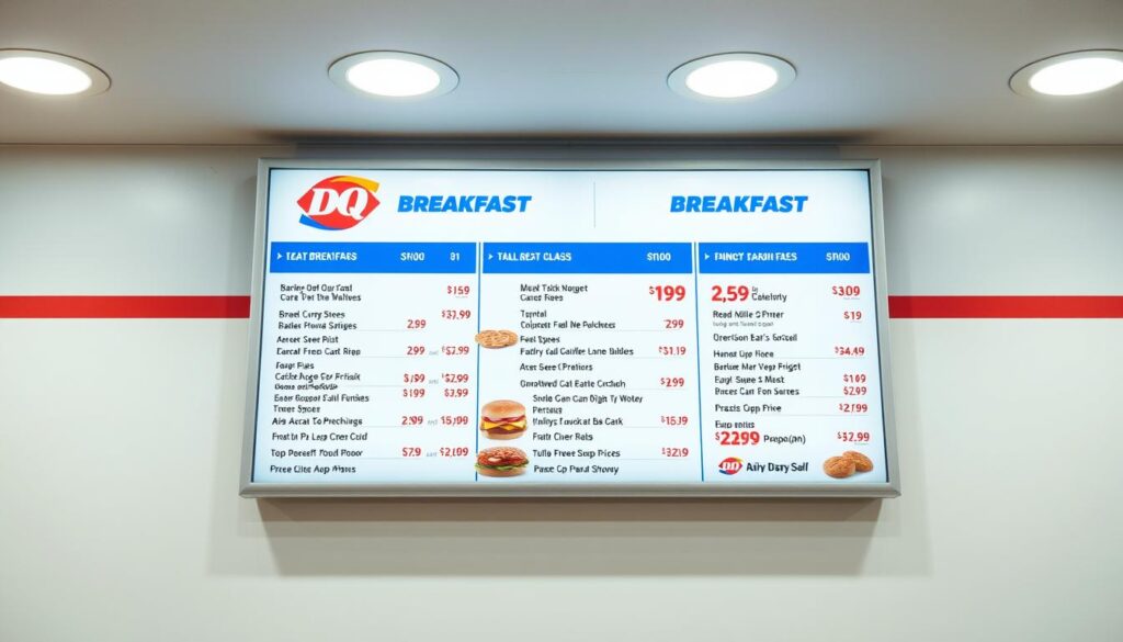 Dairy Queen Breakfast Menu Pricing