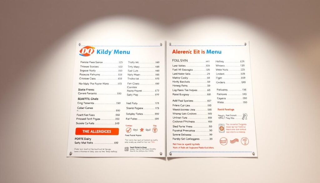 Dairy Queen Kids Menu Allergen Information