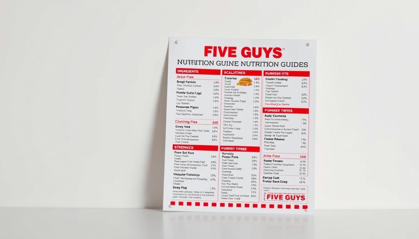 Five Guys Menu Nutrition