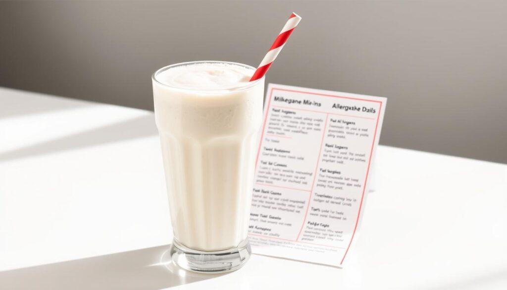 Five Guys Milkshake Allergen Information