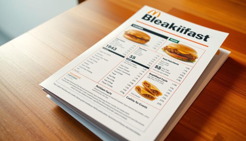 McDonald's Breakfast Nutritional Guide