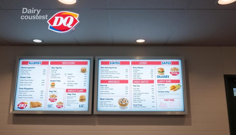 dairy queen allergen menu