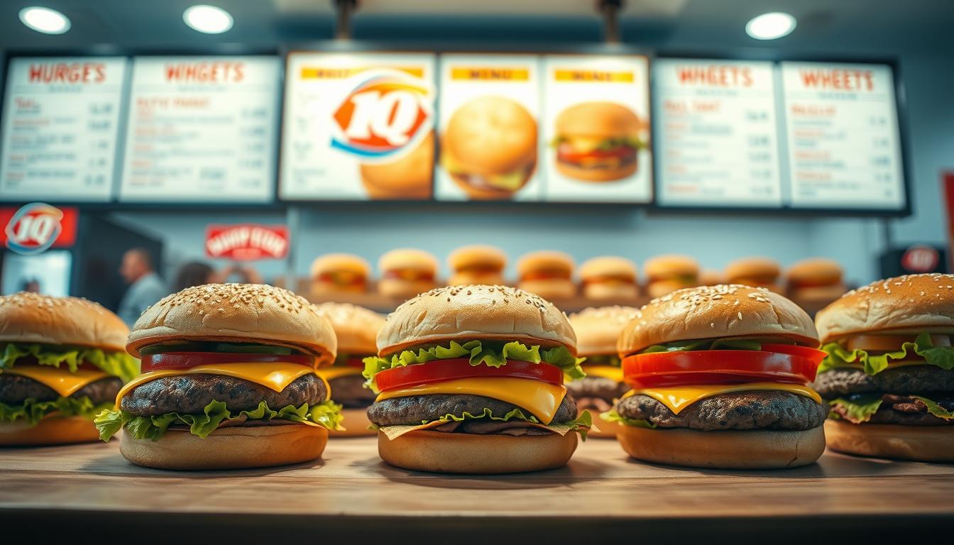 dairy queen burgers menu