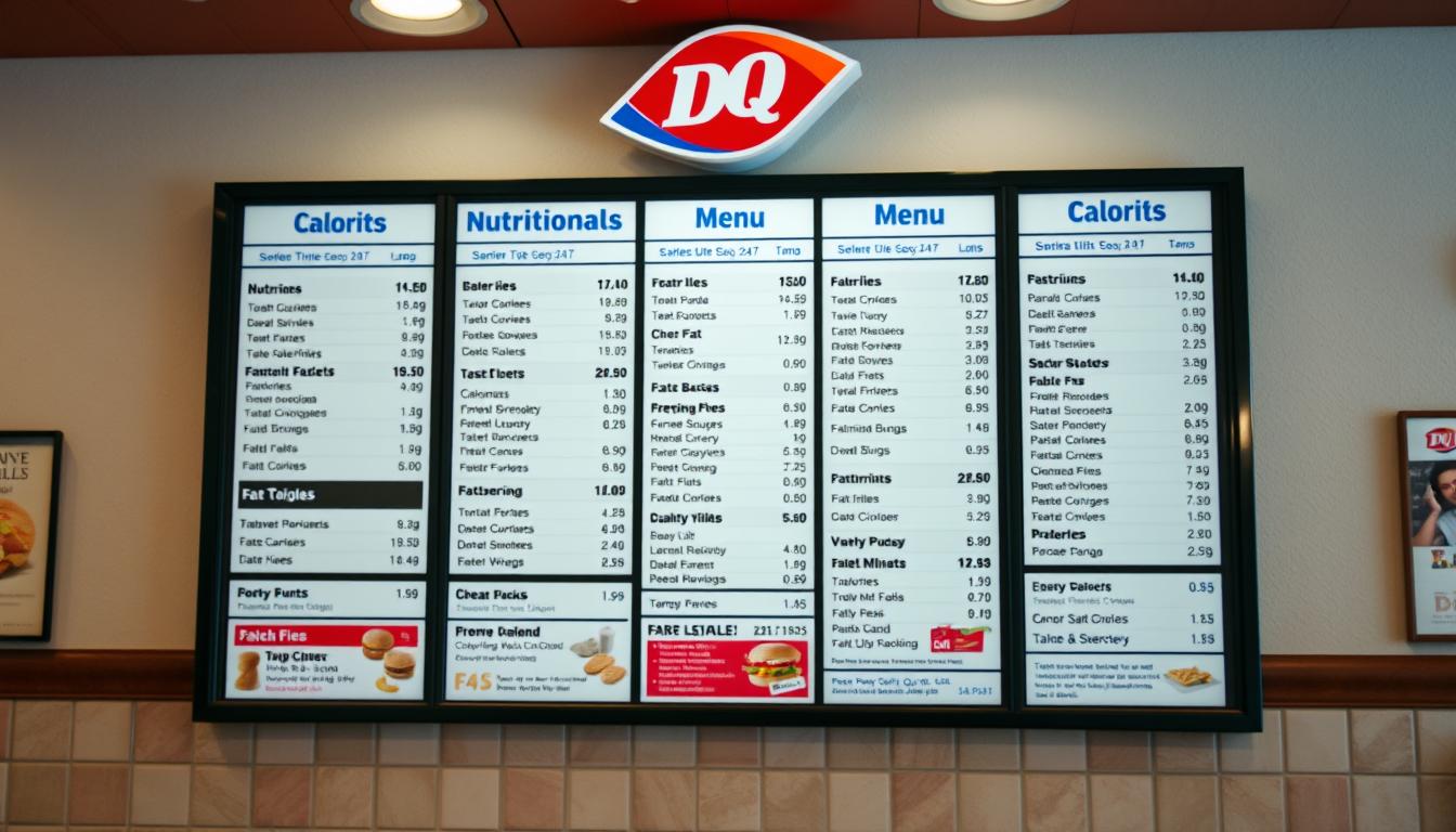 dairy queen menu nutrition