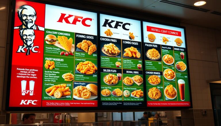 KFC Menu