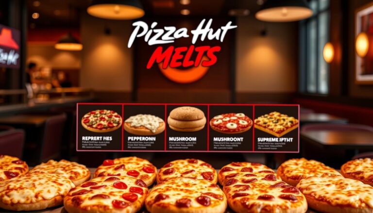 Pizza Hut Melts Menu