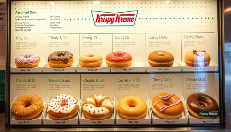 krispy kreme assorted donuts menu