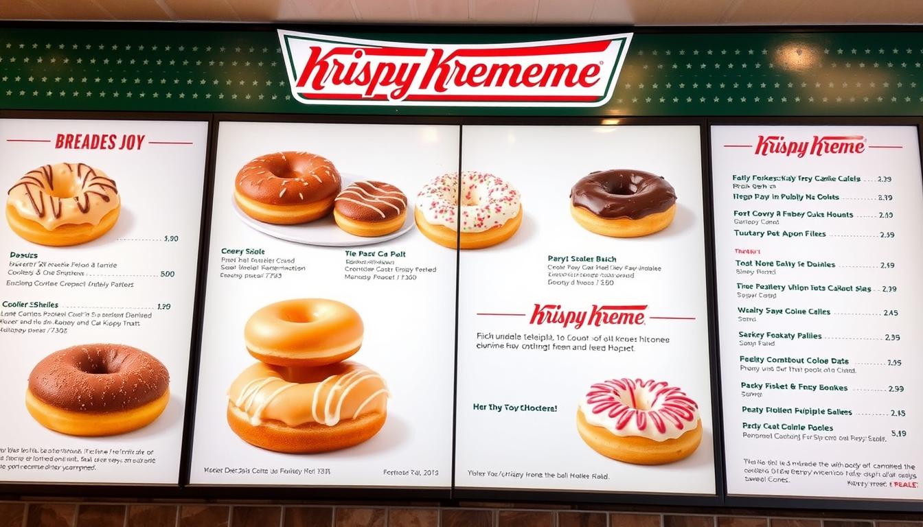 krispy kreme meridian menu