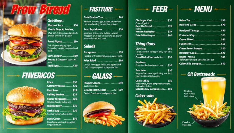 wendy's menu with pictures